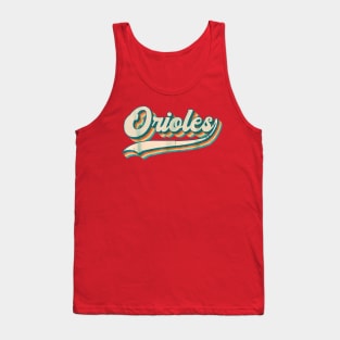 Retro Orioles vintage Tank Top